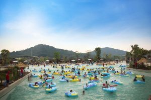 Dual Wave Pool - RamaYana Waterpark, Thailand