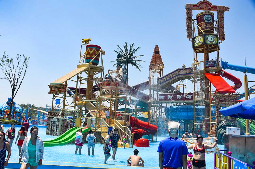 AquaPlay FortuneFortress Interactive Water Play- Yinji Xinmi Water Park