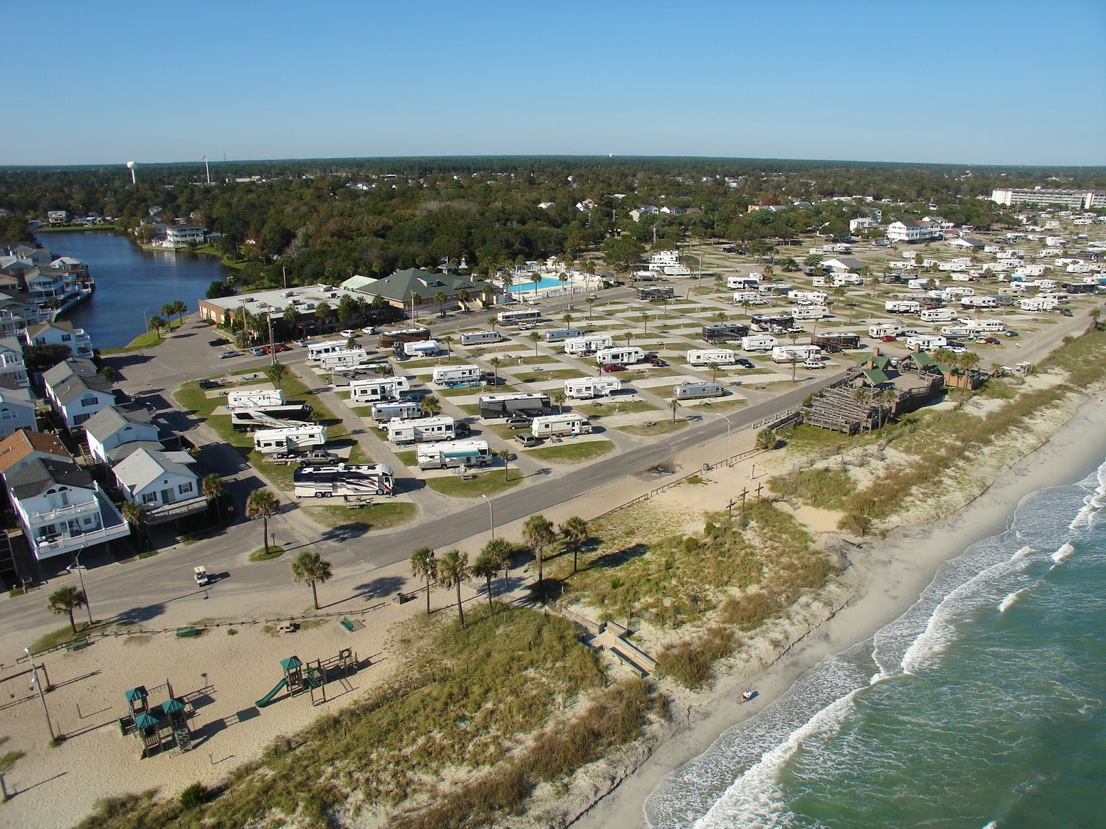 Ocean lakes. Beach Camping. Camp with Family.