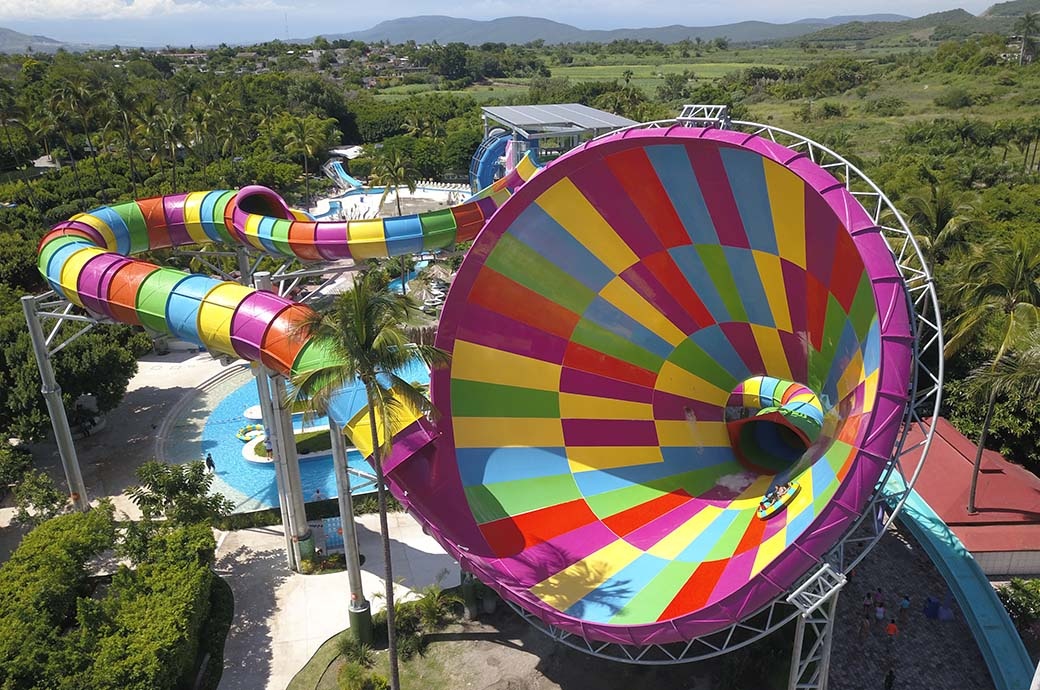 The Abyss Water Slide from WhiteWater