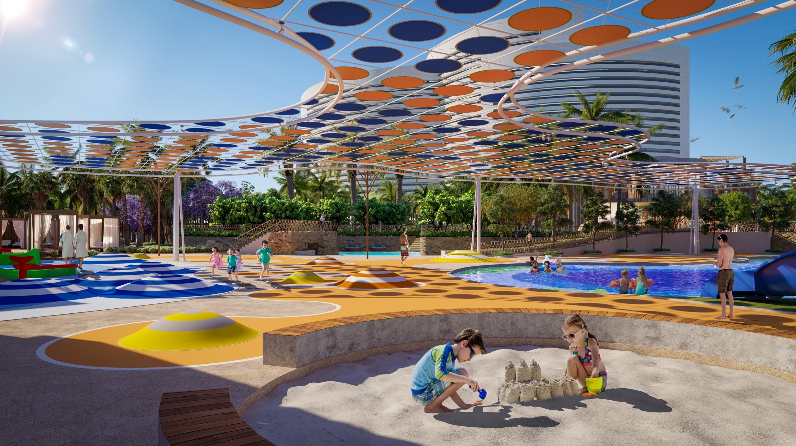 Splash Pad, Grand Hyatt Dubai Waterpark, Dubai, UAE